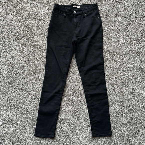 Levi’s 721 High Rise Skinny Black Jeans - Picture 3 of 6
